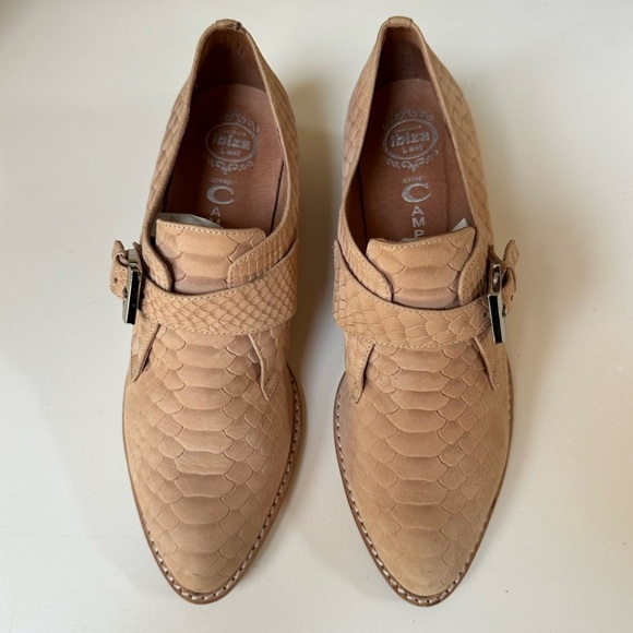 Jeffrey Campbell Croc Embossed Leather Loafers Size 9.5 - Picture 2 of 8